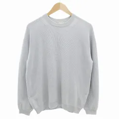 B&Y ユナイテッドアローズ BEAUTY&YOUTH ビューティー&ユース リリー アゼ フォルム クルーネック ニット セーター 長袖 S グレー 1213－199－3891 /FF