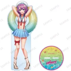 【中古】アクリルスタンド・アクリルパネル 日高さおり(マリンセーラーver.) 描き下ろしイラスト 特大アクリルスタンド 「D4DJ Groovy Mix」