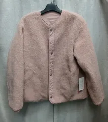 ユニクロ キッズ ピンク ボア リバーシブル ジャケット 150