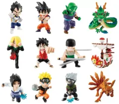 【中古】食玩 トレーディングフィギュア 全12種セット 「DRAGONBALL×ONEPIECE×NARUTO 無敵の3×3フィギュア」