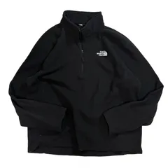 US企画 THE NORTH FACE ザ ノースフェイス ハーフジップ プルオーバー グリッドフリース ジャケット XL ブラック グリット 2015年製 F15 メンズ US規格 刺繍ロゴ ノームコア Grid Fleece BLACK p25123444
