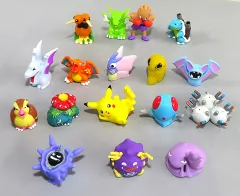 【中古】食玩 トレーディングフィギュア 全17種セット 「ポケットモンスター 新ポケモンキッズ4」