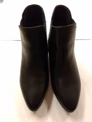 M24　フィットフィット　fitfit　サイドゴア　レザーポインテッドアンクルブーツ　未使用に近い美品　小さめサイズ