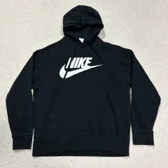 NIKE フードTシャツ ブラック 起毛 L 100