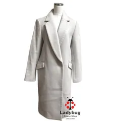 UNITED TOKYO　ユナイテッド東京　青森　レディース　ウールコート　ロングコート　チェスターコート　ライトグレー 日本製　M