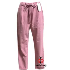 新品タグ付き　UNITED ARROWS green label relaxing　レディース　裏起毛パンツ　オルマイパンツ　裏起毛テーパードパンツ　ピンク