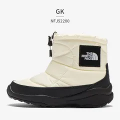 ★クーポン発行中【正規品取扱店･新品】 ザ ノースフェイス スノーシューズ キッズ 子供靴 ヌプシ ブーティ ロゴ ショート NFJ52280 the north face K Nuptse Bootie Logo Short 防水 耐水 保温 防寒