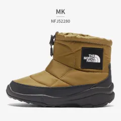 【正規品取扱店･新品】 ザ ノースフェイス スノーシューズ キッズ 子供靴 ヌプシ ブーティ ロゴ ショート NFJ52280 the north face K Nuptse Bootie Logo Short 防水 耐水 保温 防寒