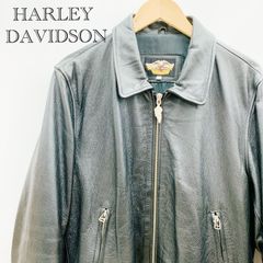 HARLEY DAVIDSON レザージャケット Lサイズ ブラック 羊革 メンズ