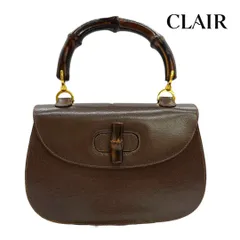 オールドグッチ バンブー ハンドバッグ ターンロック ブラウン レディース グッチ GUCCI