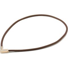 ファイテン(phiten) ジキチタンネックレスレザー BRN/GLD50 ボディ