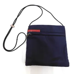 Hn611881  ショルダーバッグ プラダ　バッグ　サコッシュ　プラダスポーツ　ナイロン　#パープル系 中古