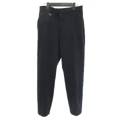 ソフネット SOPHNET. 24AW MONALUCE SHIRRING SLIM FIT SLACKS パンツ スラックス SOPH-242026 ネイビー 紺 M