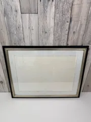 E【保管品】額縁 木製フレーム ヴィンテージ アンティーク 芸術 アート 壁掛け ブラック シルバー おしゃれ