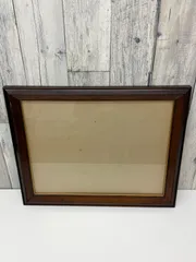 E 最終価格【保管品】額縁 木製フレーム ヴィンテージ アンティーク 芸術 アート 壁掛け 木目調 茶色 おしゃれ