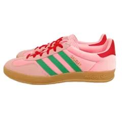 アディダス adidas JI2713 GAZELLE INDOOR ガゼル インドア スニーカー ベロア 美品 24.5cm ピンク