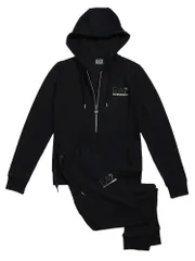EMPORIO ARMANI (エンポリオアルマーニ) ワンポイントロゴ フルジップ パーカー トラックスーツ