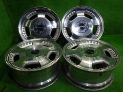 中古アルミ18x8.0ハイペリオンディッシュPCD114.3 4本セット - メルカリ