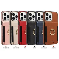 スマホケース レザー調 背面型 スタンド機能 カード収納付き 保護ケース iPhone Pro Max 対応  iPhone16/15/14/13/12/11