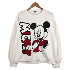 古着 80年代 ディズニー Disney MICKEY MOUSE ミッキーマウス キャラクタースウェットシャツ トレーナー USA製 メンズXL相当/eaa605282