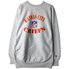 古着 90年代 チャンピオン Champion REVERSE WEAVE リバースウィーブ 刺繍タグ NFL KANSAS CITY CHIEFS カンザスシティチーフス/eaa605266