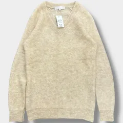 自由区 モヘヤセーター モヘヤブレンド ニット セーター 32 XS ベージュ