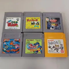 ゲームボーイソフト 6本セット (パズル忍たま乱太郎GB,ディノブリーダー,遊戯王デュエルモンスターズ,ヒーロー集合！！ピンボールパーティ,ロックマンワールド4,ゲームで発見！！たまごっち2) 動作未確認