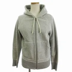 ドゥロワー Drawer ジップパーカー ジャケット フード フルジップ 裏起毛 無地 6512-299-0003 グレー 2