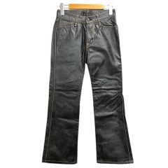 極美品 25AW フォル FOLL UNFOLLOW natural dye baggy jeans 柿渋染