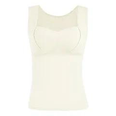 シルク ウール タンクトップ あったか さらさら ブラトップ ストレッチ 肌着 さらり インナー レディース 保温 吸湿 放湿 静電気防止 天然素材 防寒 rr-063