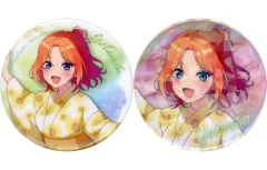 【中古】バッジ・ピンズ 中野四葉 缶バッジ2個セット 「きゃらっとくじ TVスペシャルアニメ 五等分の花嫁＊ ～灯る、ひと夏の声～」 E賞