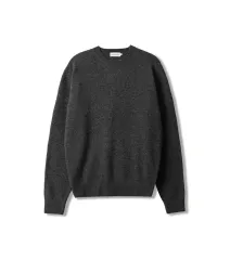 sew コージー ウール カシミア ラウンドネック ニット 出品 チャコール 3 サイズ