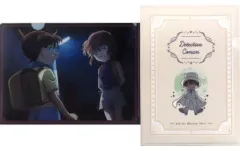 【中古】クリアファイル 江戸川コナン＆灰原哀(黒ずくめの組織から来た女) A4クリアファイルセット(2枚組) 「セガ ラッキーくじ 名探偵コナン メモリアルカット」 L賞