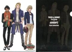 [중고] 클리어 파일 호랑이 토루 & 버나비 & 라이언 A4 클리어 파일 [극장판 TIGER & BUNNY -The Rising-×smart] 프리미엄 반다이 콜라보레이션 상품 구입 특전