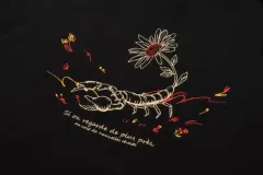 CPGN STUDIO Scorpionida 刺繍 フーディー Tシャツ ブラック L