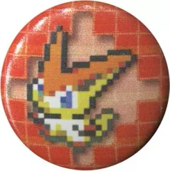 【中古】バッジ・ピンズ(キャラクター) ビクティニ 「ポケットモンスター コレクタブル缶バッジ ゲームドット ブラック」 ポケモンセンター限定