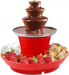 チョコレートファウンテン 電気 チョコフォンデュ タワー 鍋 卓上 チョコレートふぉんでゅタワー ミニ 家庭用 お菓子作り チョコレート撹拌 パーティー 誕生日パーティー バレンタインデーのサムネイル