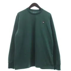 ザノースフェイス THE NORTH FACE ロングスリーブスモールボックスロゴティー Tシャツ カットソー 長袖 NT32441 緑 グリーン L