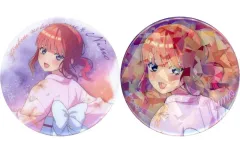 【中古】バッジ・ピンズ 中野二乃 缶バッジ2個セット 「きゃらっとくじ TVスペシャルアニメ 五等分の花嫁＊ ～灯る、ひと夏の声～」 E賞