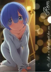 【中古】クリアファイル レム(パジャマ・背景ブラウン) A4クリアファイル 「Re：ゼロから始める異世界生活×セガ」 キャンペーン UFOキャッチャー特典