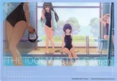 【中古】クリアポスター 月村手毬＆秦谷美鈴 「ジャンボカードダス/フラットガシャポン 学園アイドルマスター クリアビジュアルポスター2」