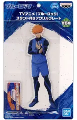 【中古】アクリルスタンド・アクリルパネル 國神錬介 スタンド付きアクリルプレート 「ブルーロック」 ナムコ限定