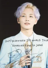 【中古】生写真(男性) SEVENTEEN/JEONGHAN(ジョンハン)/ライブフォト・印刷サイン入り/「2017 SEVENTEEN 1ST WORLD TOUR ’DIAMOND EDGE’ in JAPAN」ローソンプリントオリジナルブロマイド