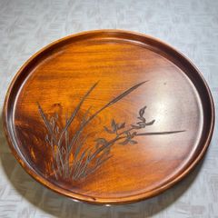 古伊万里 八角絵皿 [山水風景図] 染付 年代物 大皿 角皿 平皿 取り皿