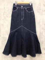 AZUL BY MOUSSY アズールバイマウジー ストレッチ マーメイド デニムスカート sizeS/インディゴ ■■ レディース