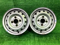三菱 MITSUBISHI 純正 ミニキャブ  U62V ホイール スチール シルバー 12インチ 4.00B 4穴 2本 100のサムネイル