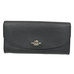 COACH コーチ 長財布二つ折り 財布 ブラック 03BS373