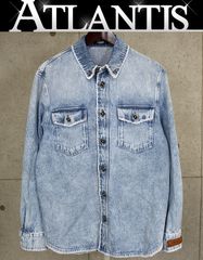 VERSACE 銀座店 ヴェルサーチ メデューサボタン デニムシャツ