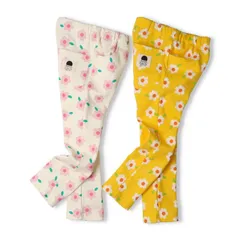 moujonjon お花総柄フライスロングパンツ　m27001