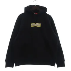 シュプリーム SUPREME 22SS Bling Box Logo Hooded Sweatshirt パーカー スウェット 長袖 裏起毛 ロゴ プリント 黒 ブラック S